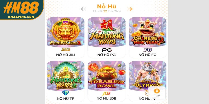 Nổ hũ HM88 dần trở thành lựa chọn hàng đầu của cộng đồng người chơi